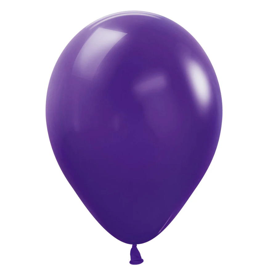 BALON MARKET DÜZ RENK KOYU VİYOLET 10 LU