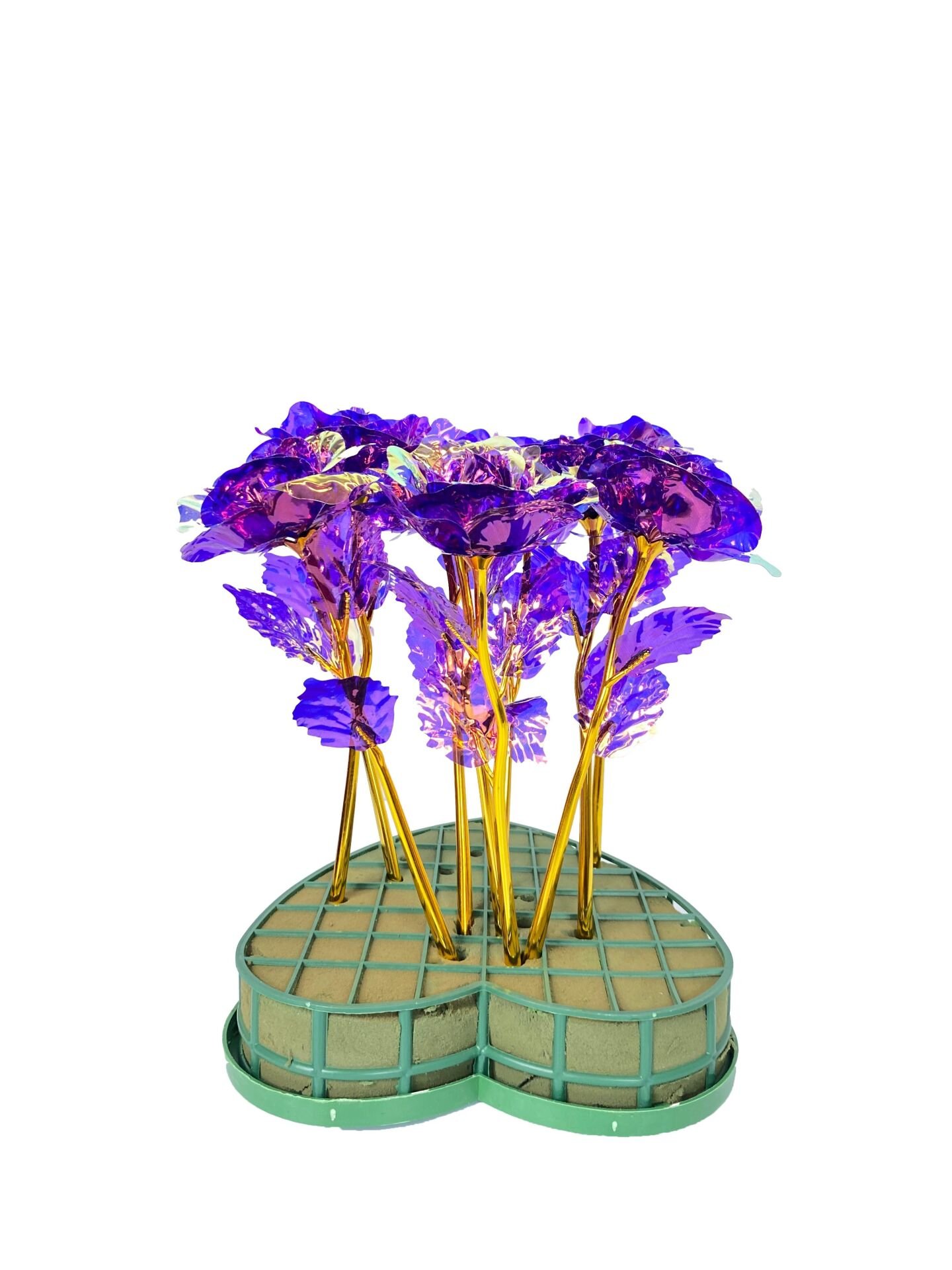 PLASTİK SONSUZLUK GÜLÜ MOR 24 CM