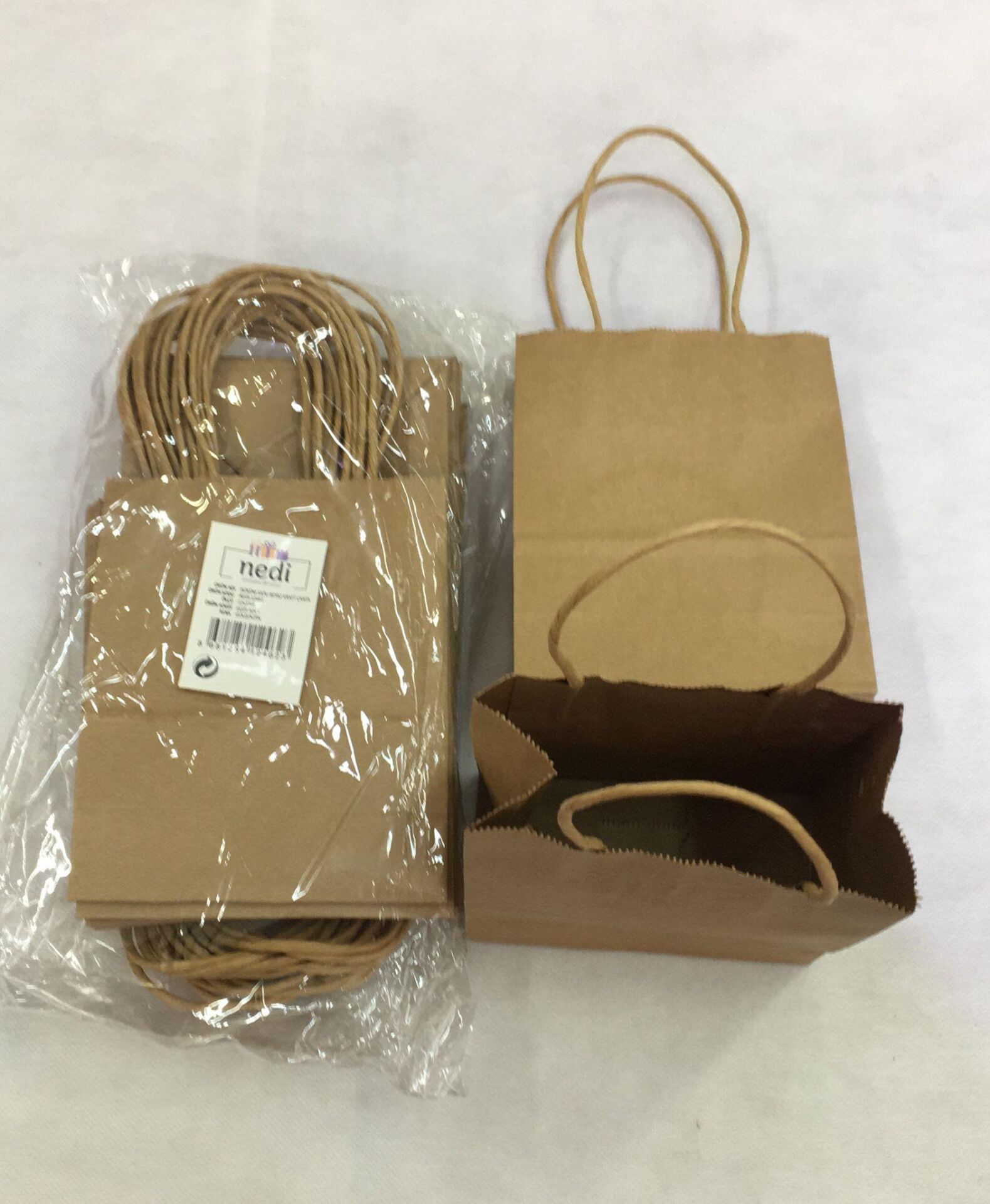 ÇANTA B.KRAFT BÜKÜM SAPLI  KRAFT 12*15 CM 25 Lİ