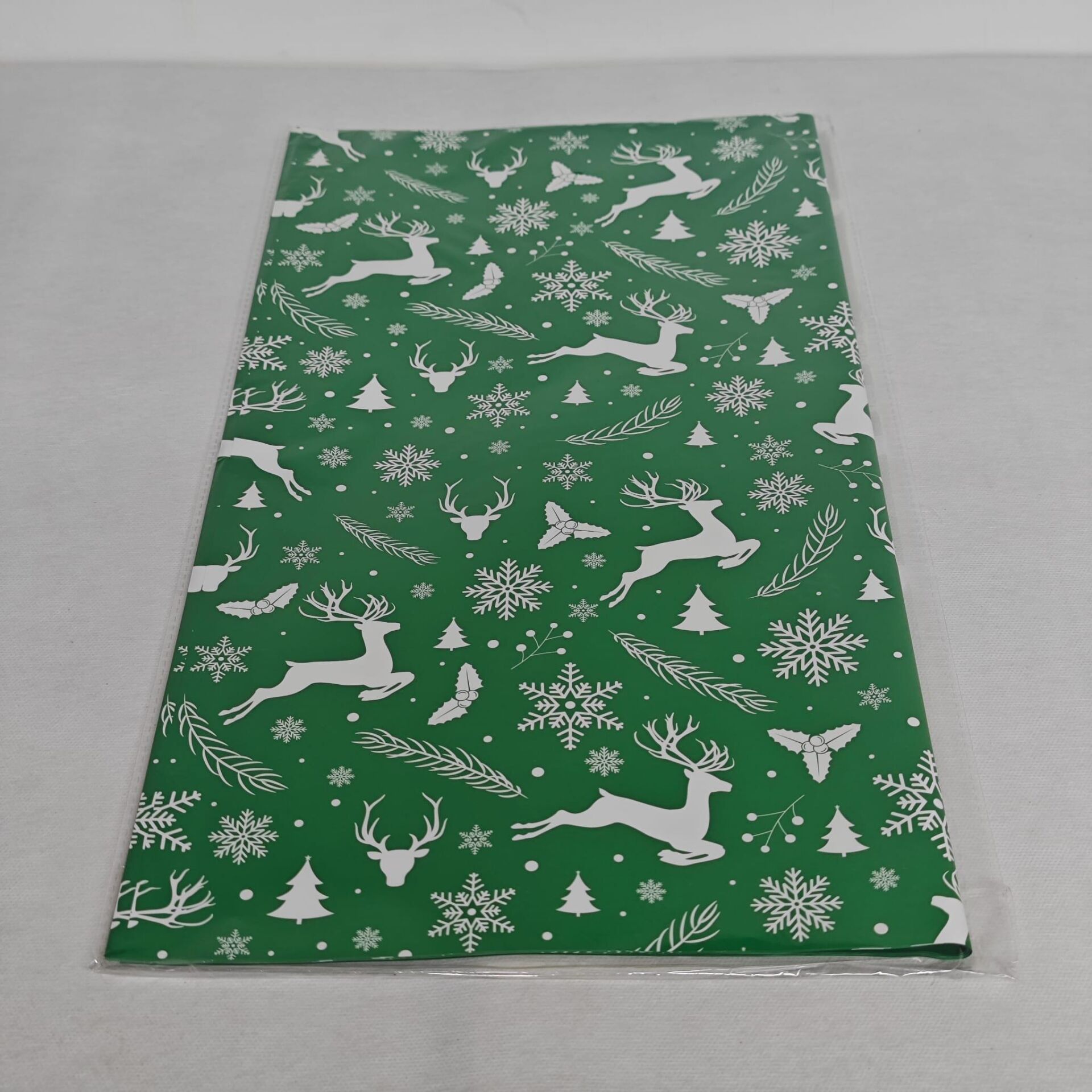 BUKETLİK OPP NOEL DESEN BASKILI YEŞİL 20Lİ