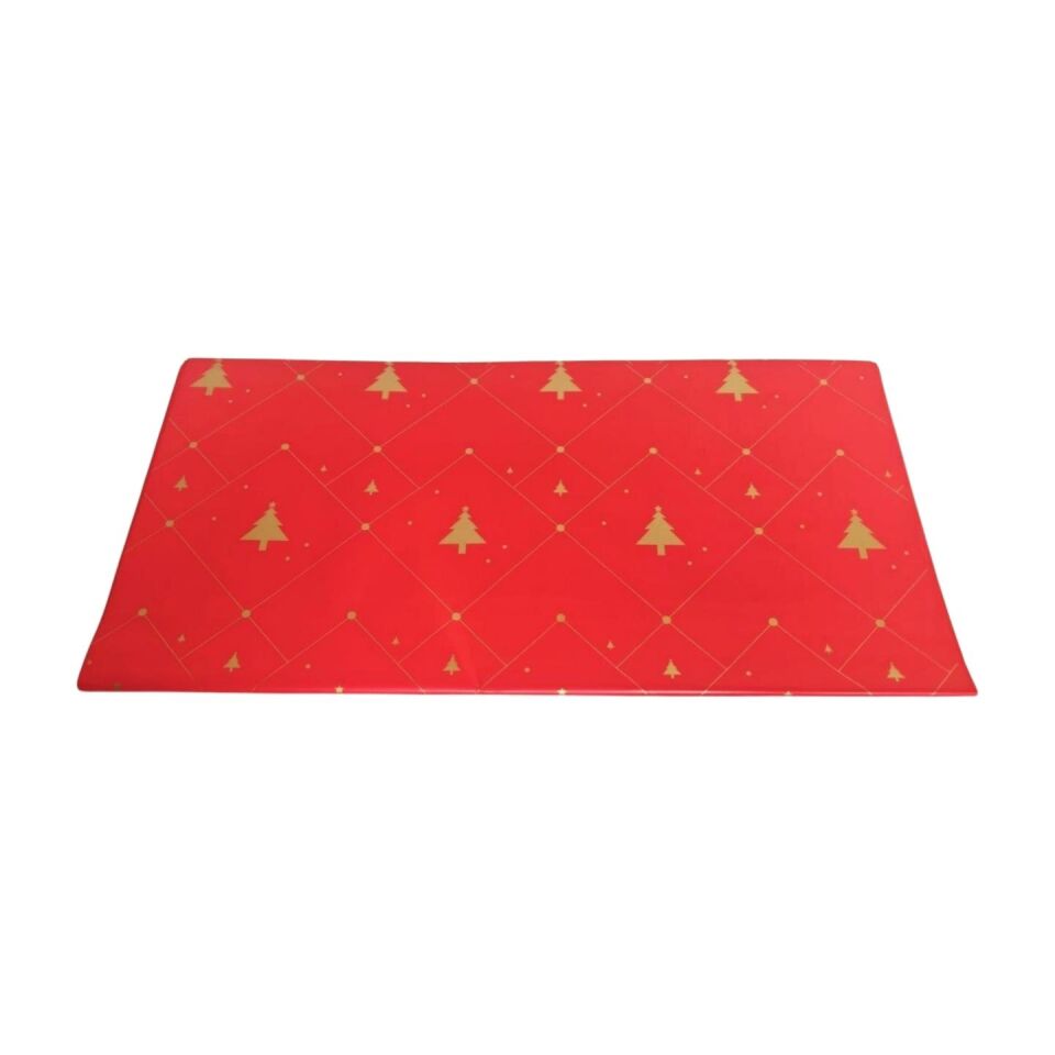 BUKETLİK OPP NOEL BASKILI KIRMIZI  20Lİ