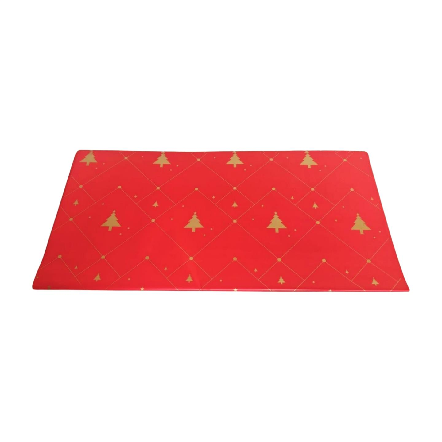 BUKETLİK OPP NOEL BASKILI KIRMIZI  20Lİ