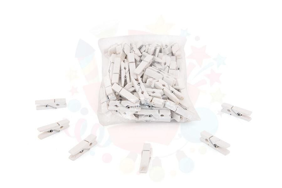 MANDAL 3.5 CM BEYAZ 100 LÜ