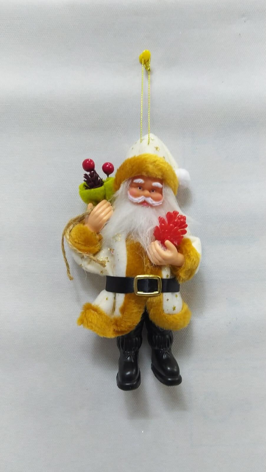 NOEL DEKORASYON NOEL BABA ELBİSELİ SÜSLÜ 18 CM