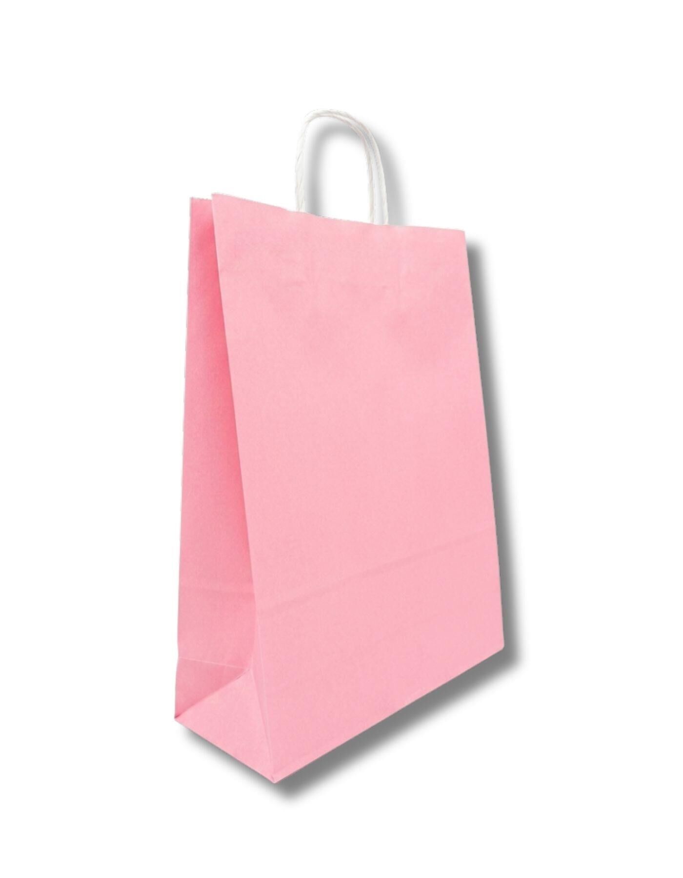 ÇANTA B.KRAFT BÜKÜM SAPLI PEMBE 16*22 CM 25 Lİ