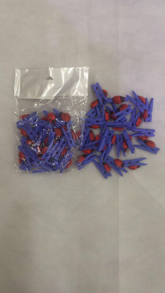 MANDAL RENKLİ UĞUR BÖCEKLİ 25 Lİ LİLA