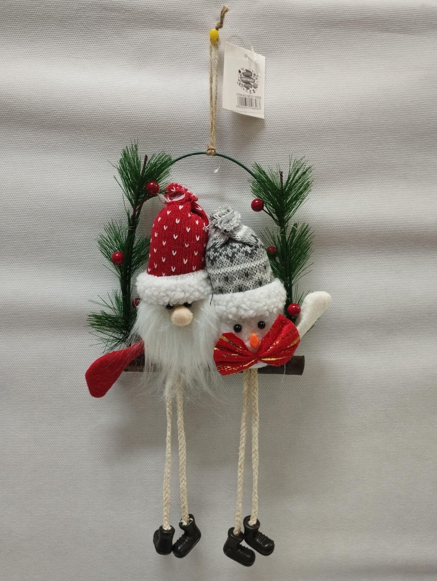 NOEL DEKORASYON KAPI SÜSÜ NOEL BABA NOEL ANNE30 CM