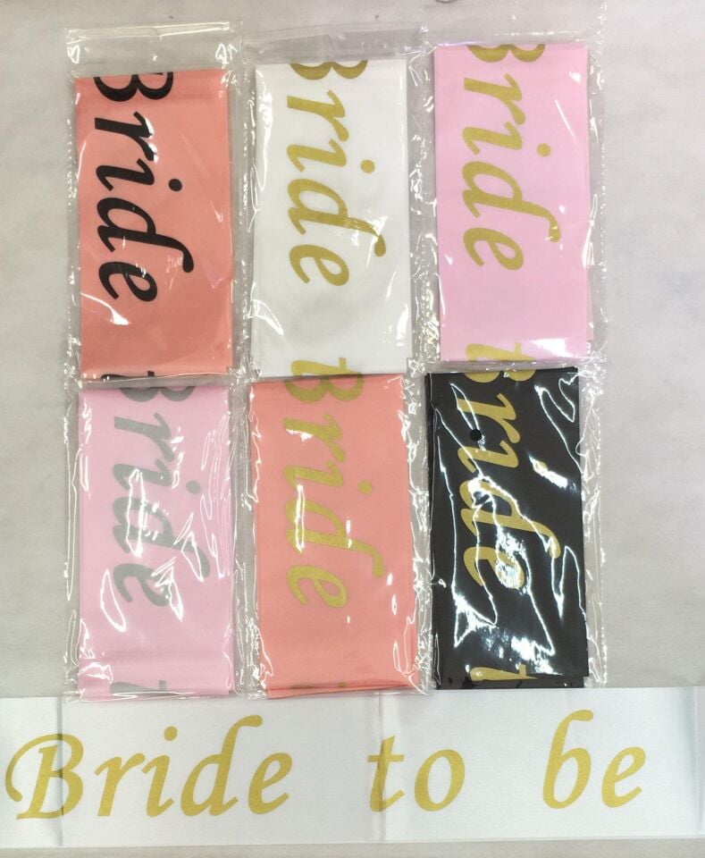 KUŞAK SATEN BRIDE TO BE