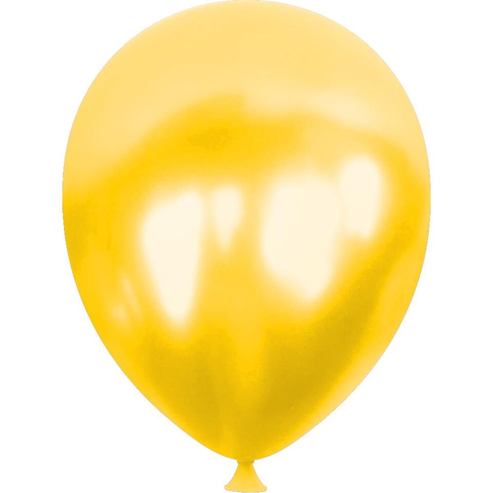 BALON MARKET METALİK SARI 10 LU