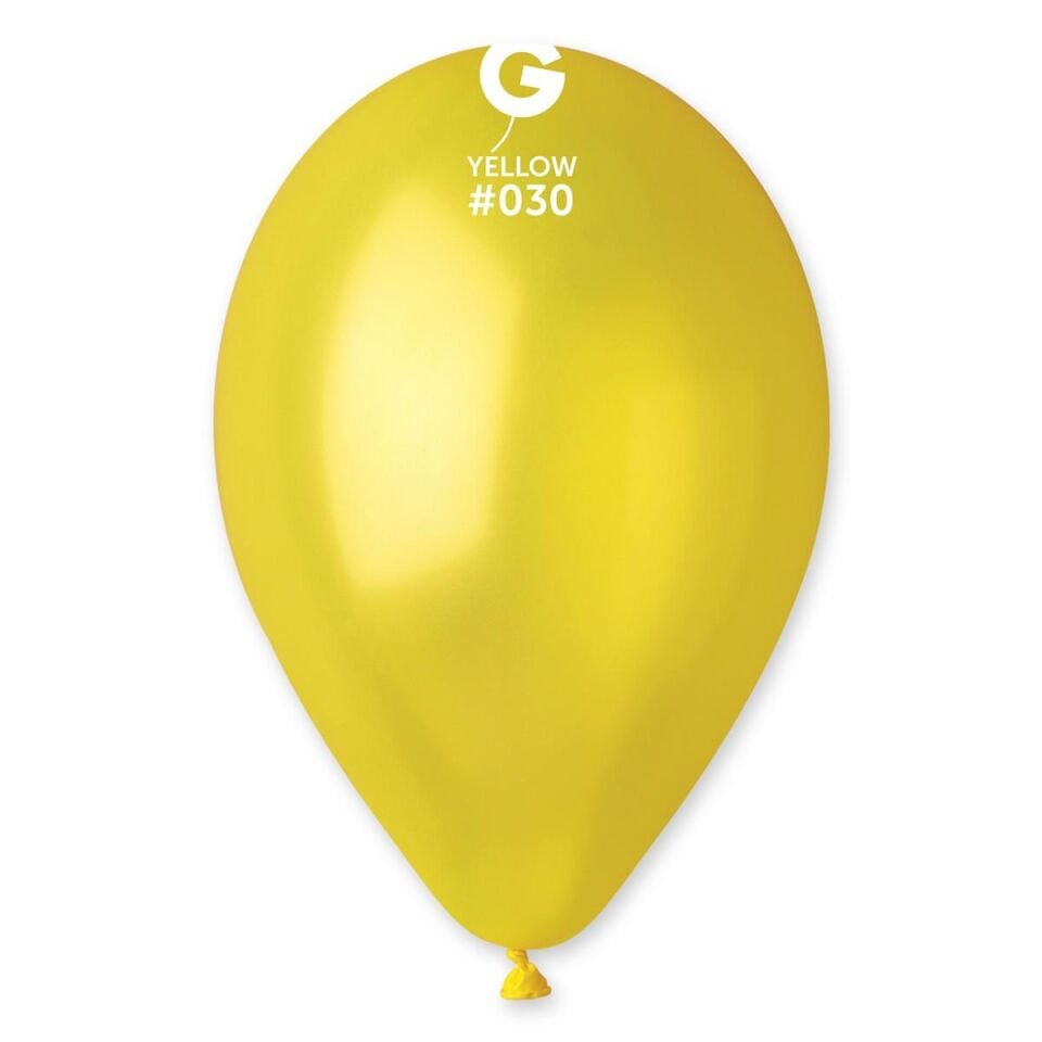 BALON MARKET METALİK SARI 10 LU