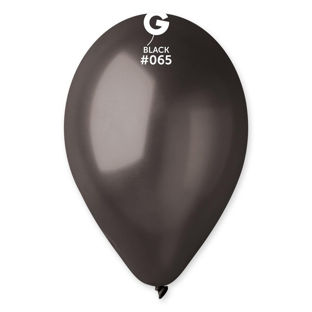 BALON MARKET METALİK SİYAH 10 LU