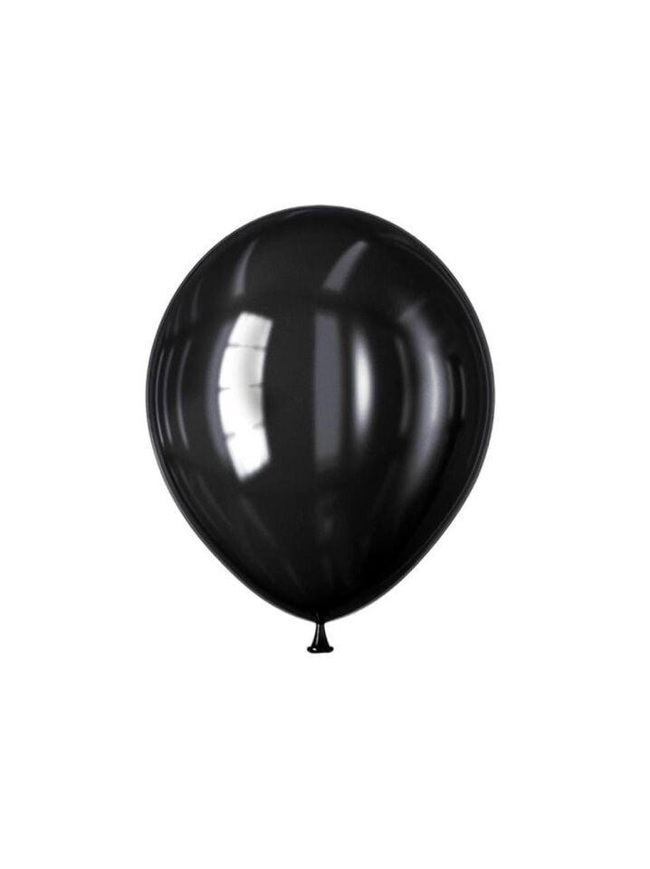 BALON MARKET METALİK SİYAH 10 LU