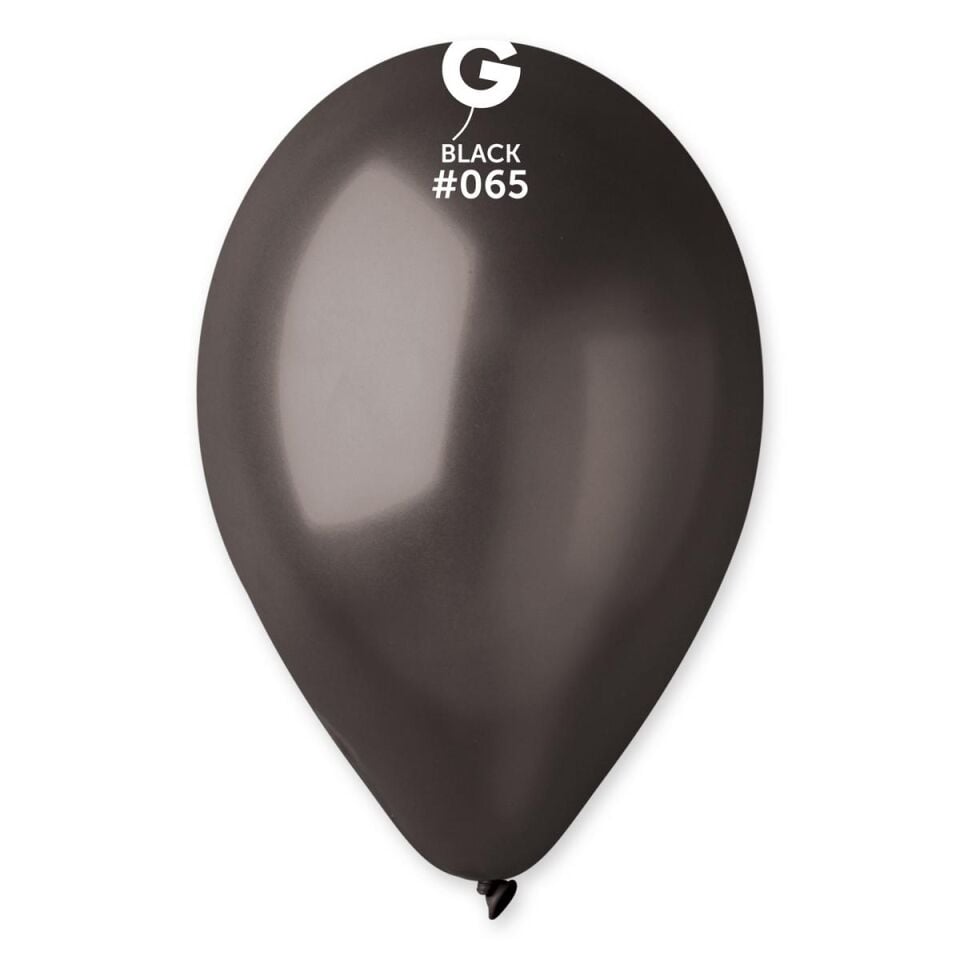 BALON MARKET METALİK SİYAH 10 LU