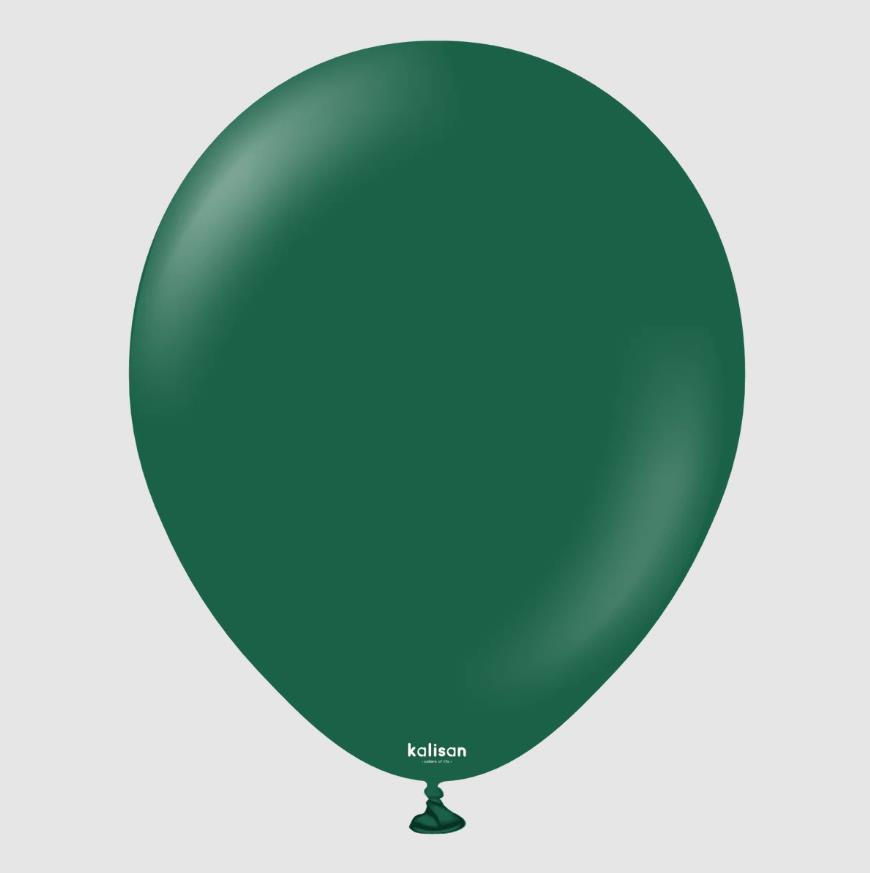 BALON 18'' DARK GREEN 25 Lİ  KALİSAN