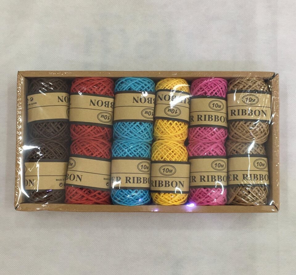AMBALAJ İPİ DEKORATİF  RENKLİ