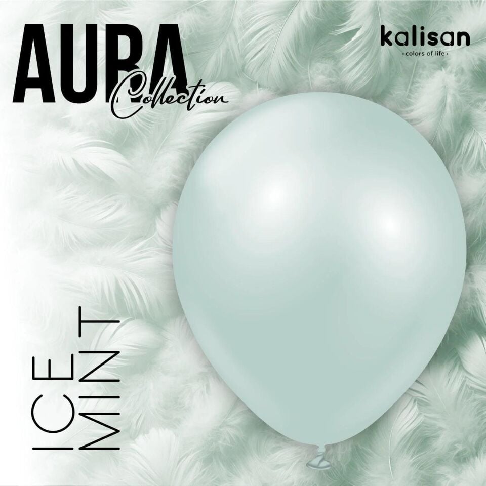 BALON 18'' AURA ICE MİNT 25 Lİ KALİSAN