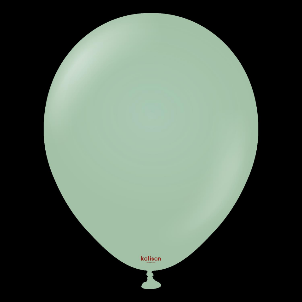 BALON 18'' RETRO WINTER GREEN 25 Lİ  KALİSAN