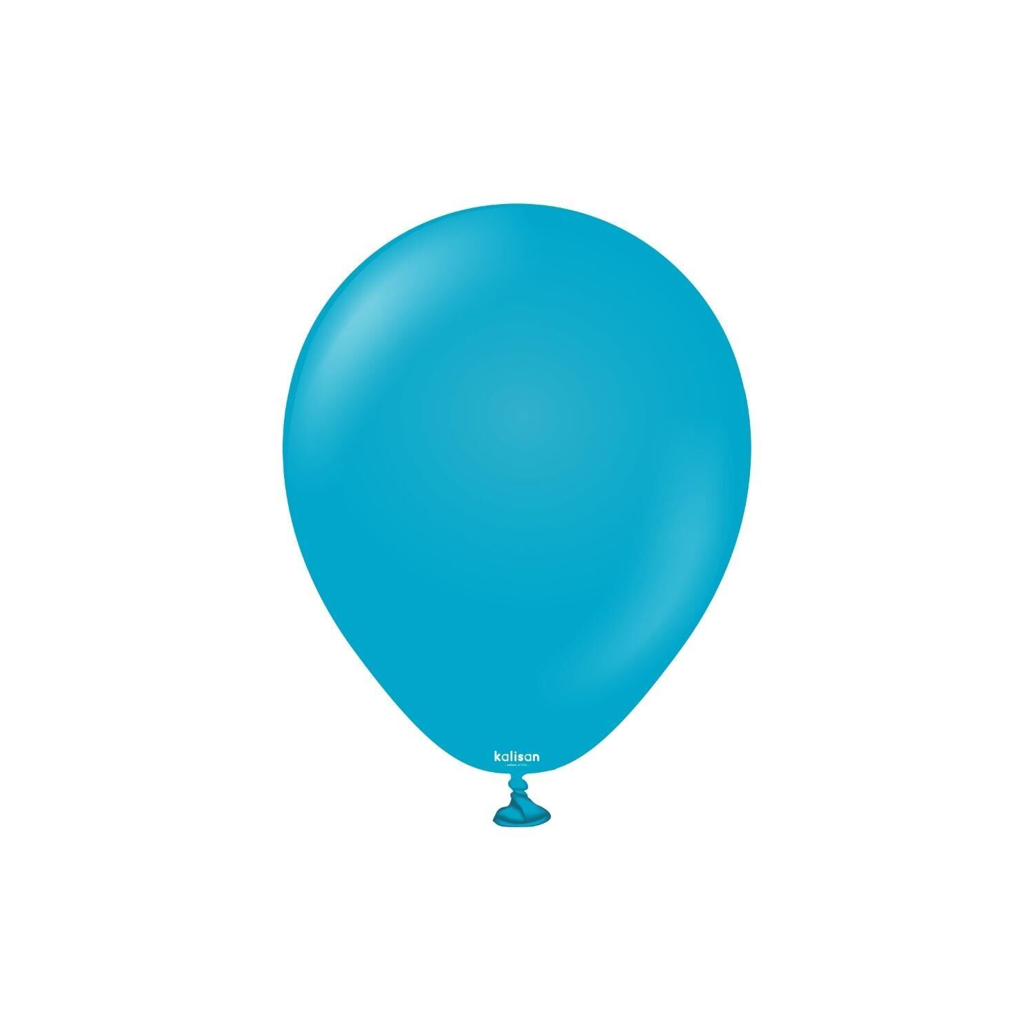 BALON 5''RETRO BLUE GLASS 100'LÜ KALİSAN