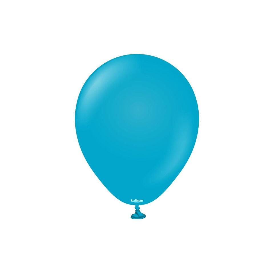 BALON 5''RETRO BLUE GLASS 100'LÜ KALİSAN