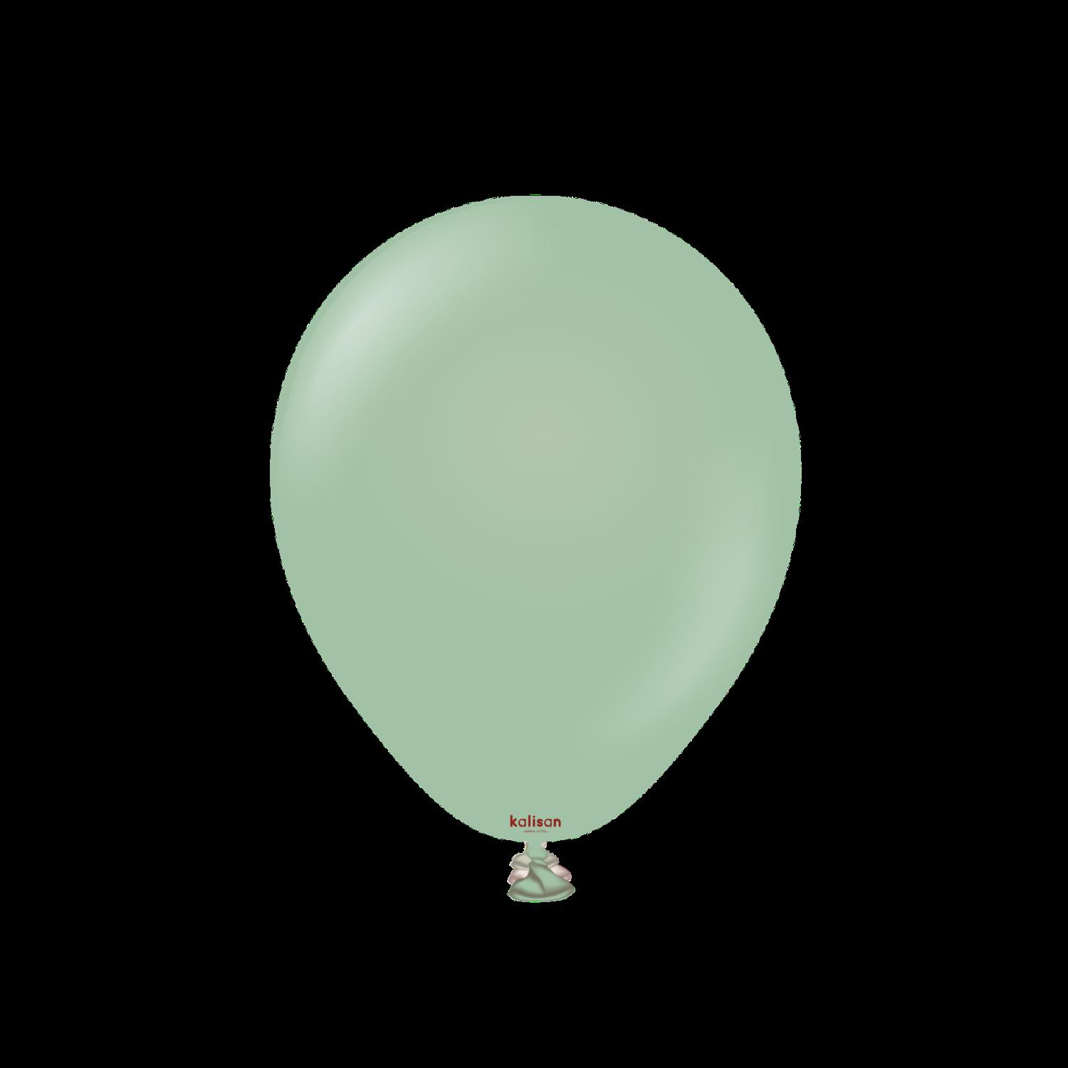 BALON 5''RETRO WINTER GREEN 100'LÜ KALİSAN