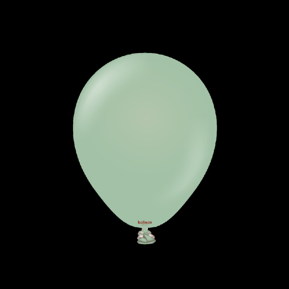 BALON 5''RETRO WINTER GREEN 100'LÜ KALİSAN