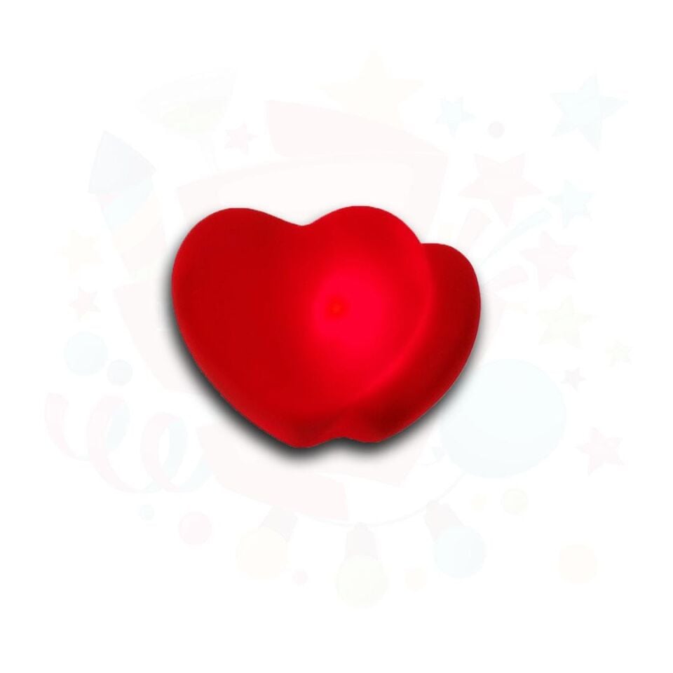 HEDİYELİK SÜS ÇİFT KALP IŞIKLI PİLLİ