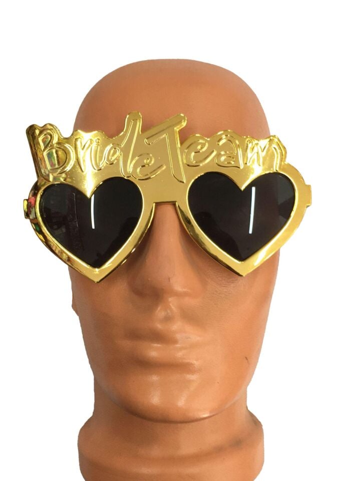GÖZLÜK BRIDE TEAM KALPLİ ALTIN
