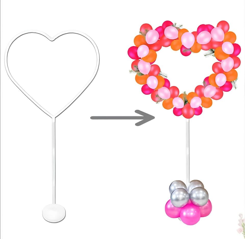 BALON STANDI AYAKLI  KALPLİ  MODEL 165*65 CM