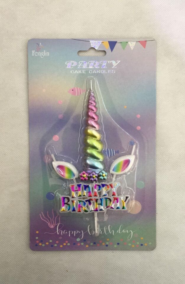 MUM HAPPY BİRTHDAY BOYNUZ UNICORN