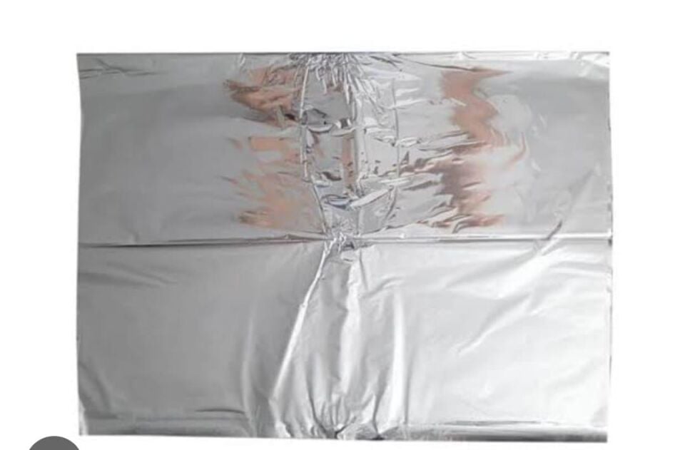 METALİZE DÜZ ZEMİN GÜMÜŞ 30mikron 70*100 100'LÜ