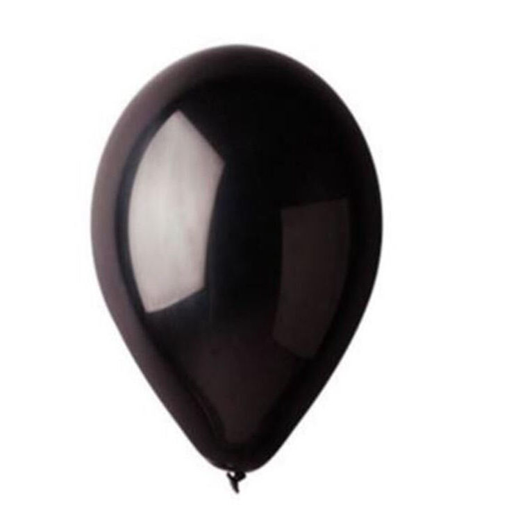 BALON 10''  BLACK P41 100 LÜ BALLOONİA