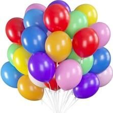 BALON 10''  ASSORTED (KARIŞIK) 100 LÜ BALLOONİA