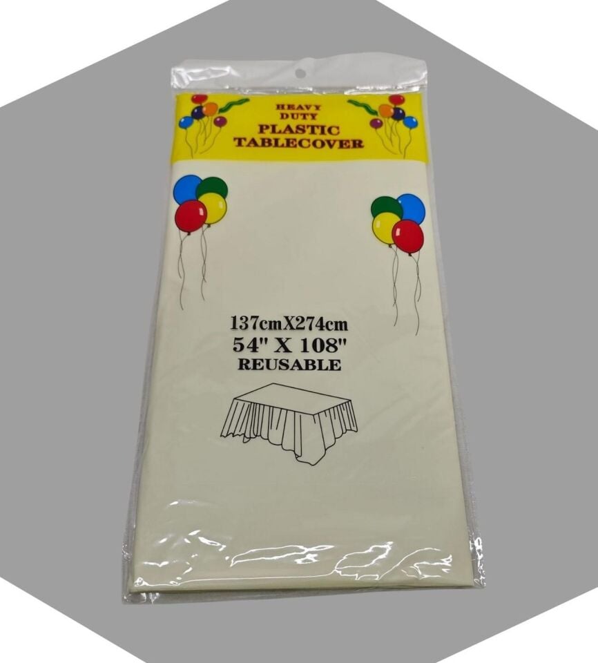 MASA ÖRTÜSÜ RENKLİ 137*274 NEDİ KREM