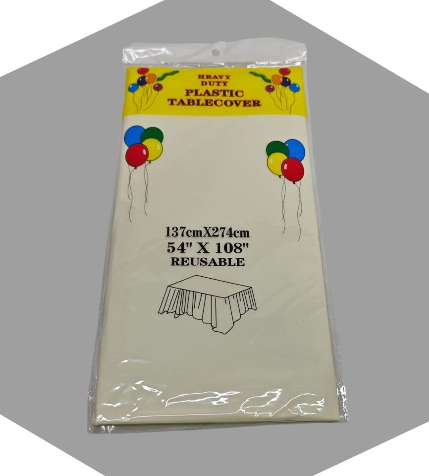 MASA ÖRTÜSÜ RENKLİ 137*274 NEDİ KREM