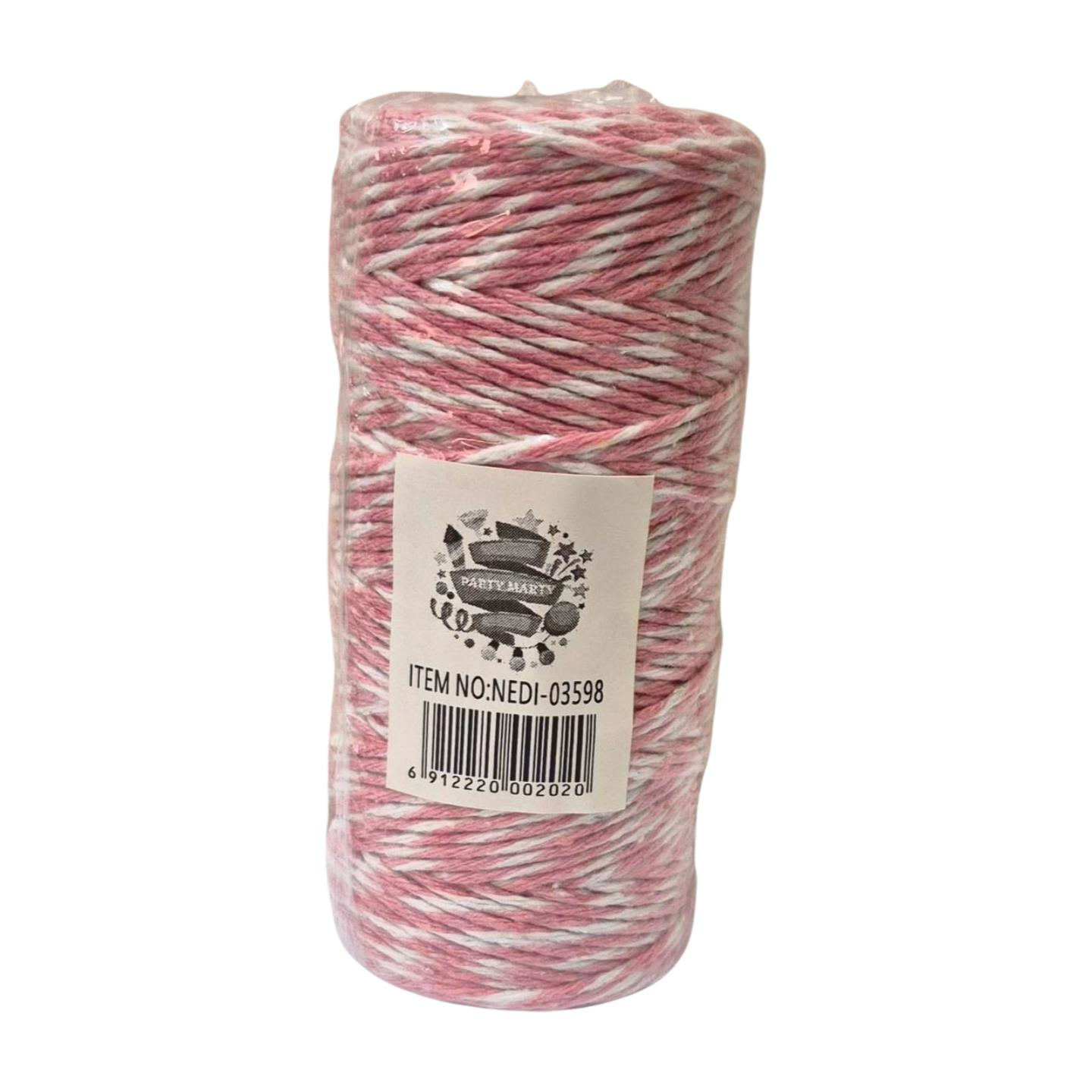 PAMUK BİLEKLİK İPİ 2MM*100 MT PEMBE