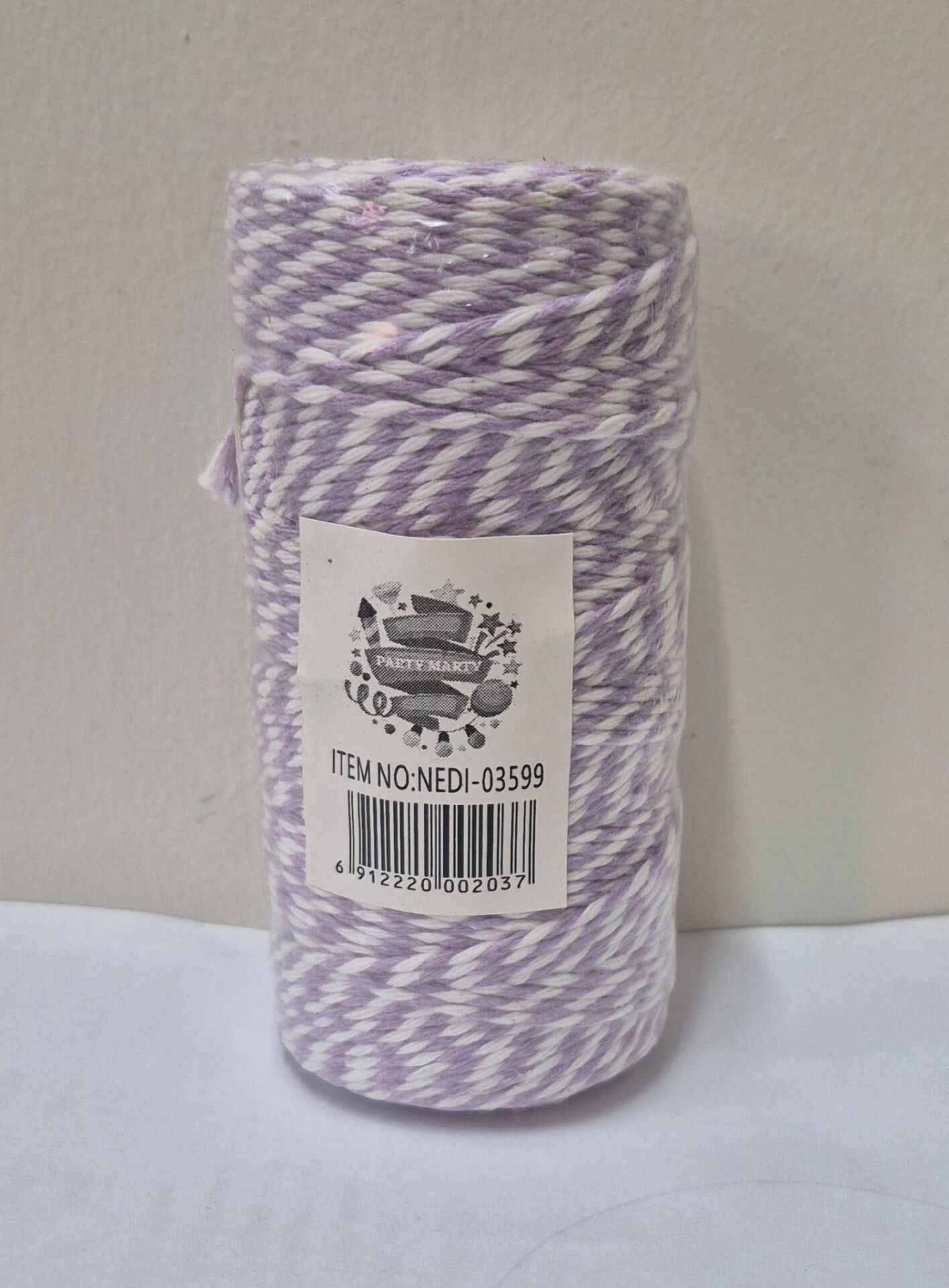 PAMUK BİLEKLİK İPİ 2MM*100 MT MOR