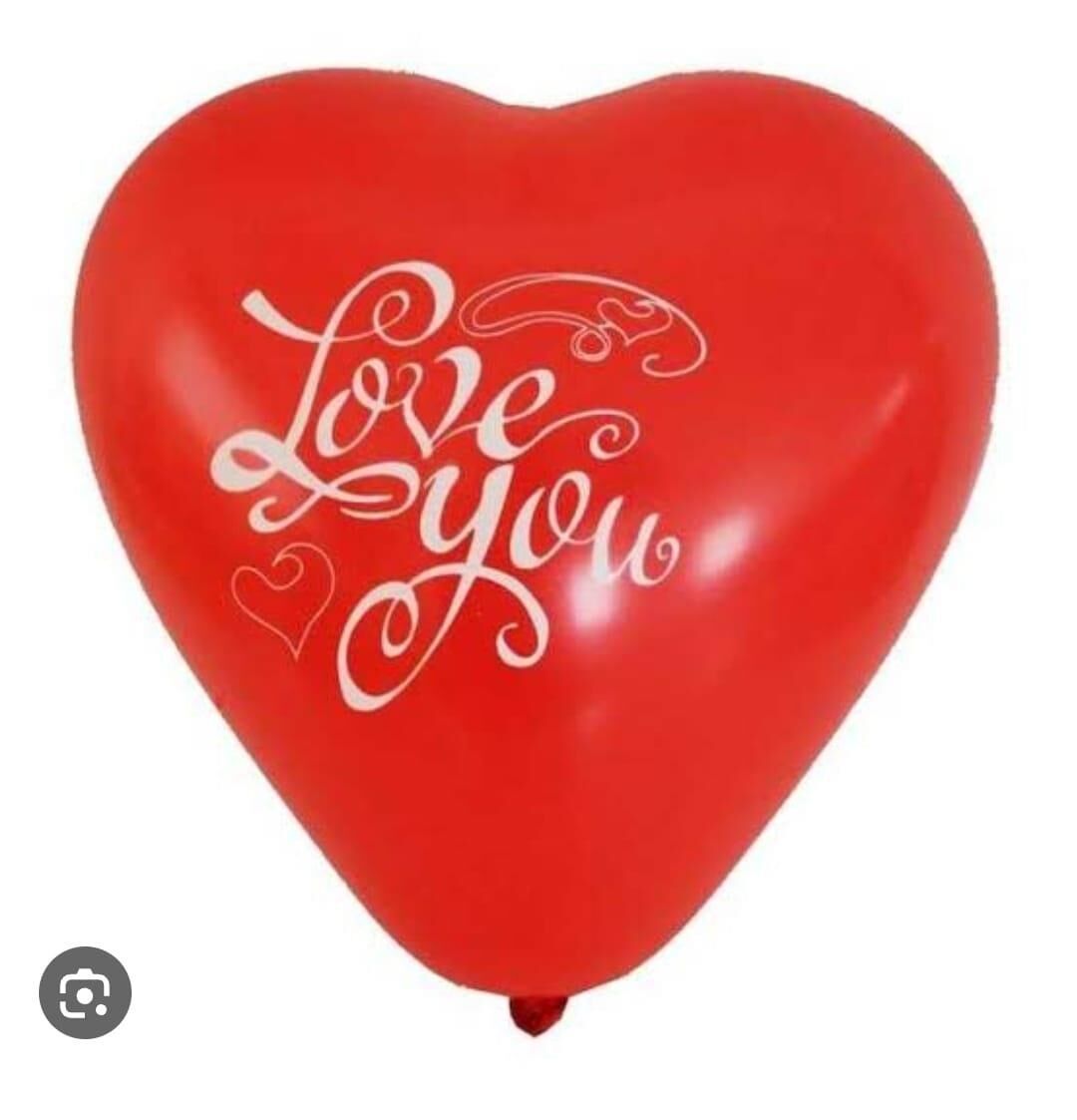BALON KALP KIRMIZI I LOVE BASKILI 100 LÜ