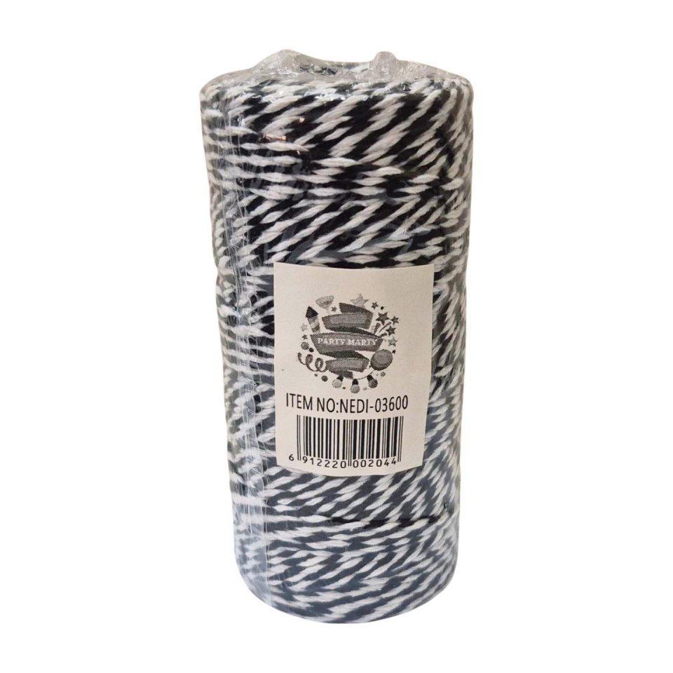 PAMUK BİLEKLİK İPİ 2MM*100 MT SİYAH