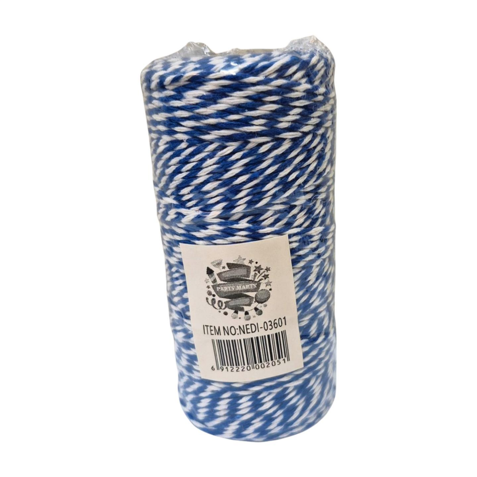 PAMUK BİLEKLİK İPİ 2MM*100 MT MAVİ