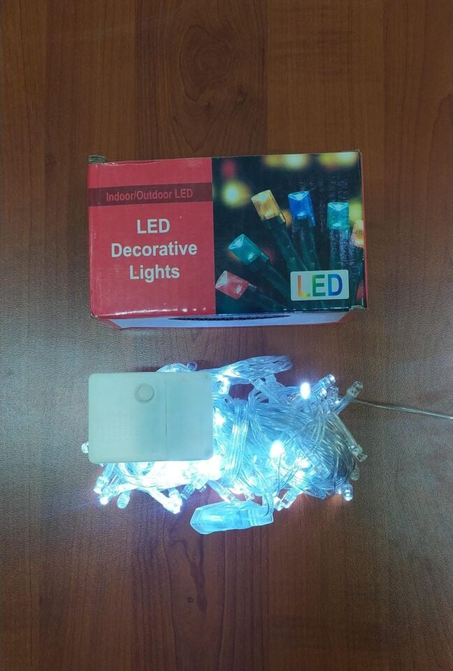 KARNAVAL EŞYA  8 MT 100 AMPUL LED BEYAZ IŞIK