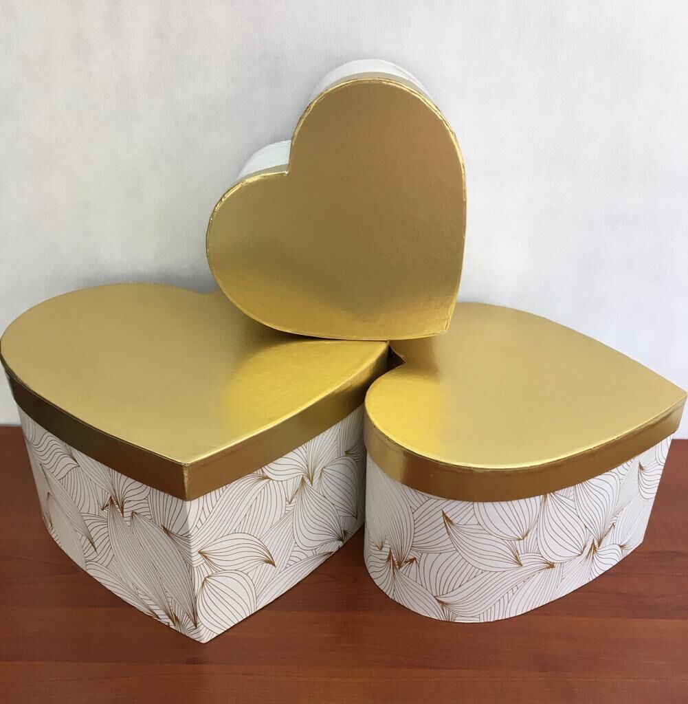 KUTU KALP ALTIN KAPAKLI 3 LÜ FIRÇA DESEN BEYAZ