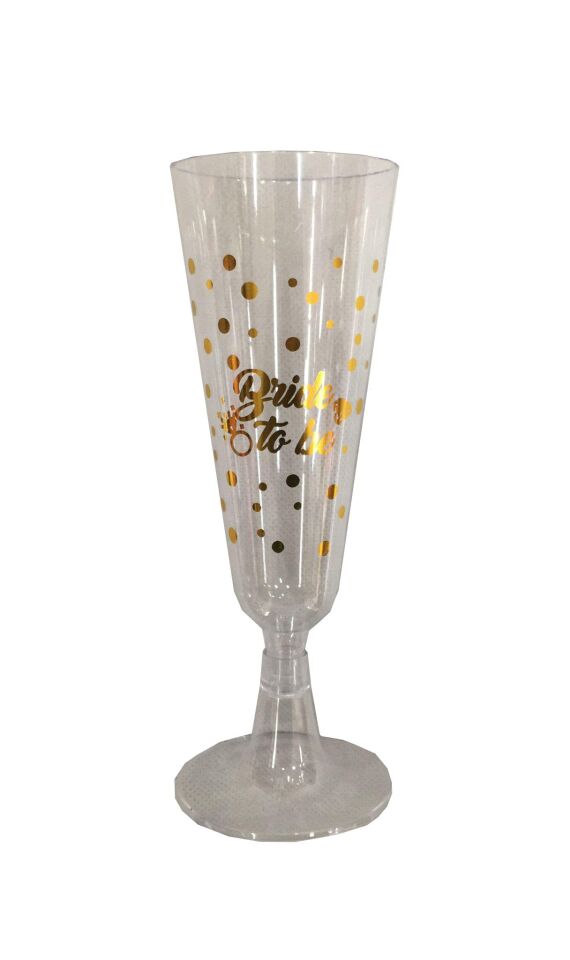 KADEH PLASTİK LÜX BRİDE TO BE 6 LI