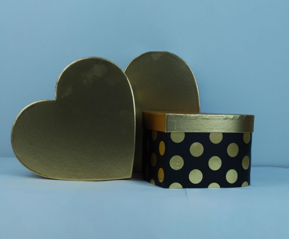 KUTU KALP 3 LÜ ALTIN KAPAKLI PUANLI SİYAH