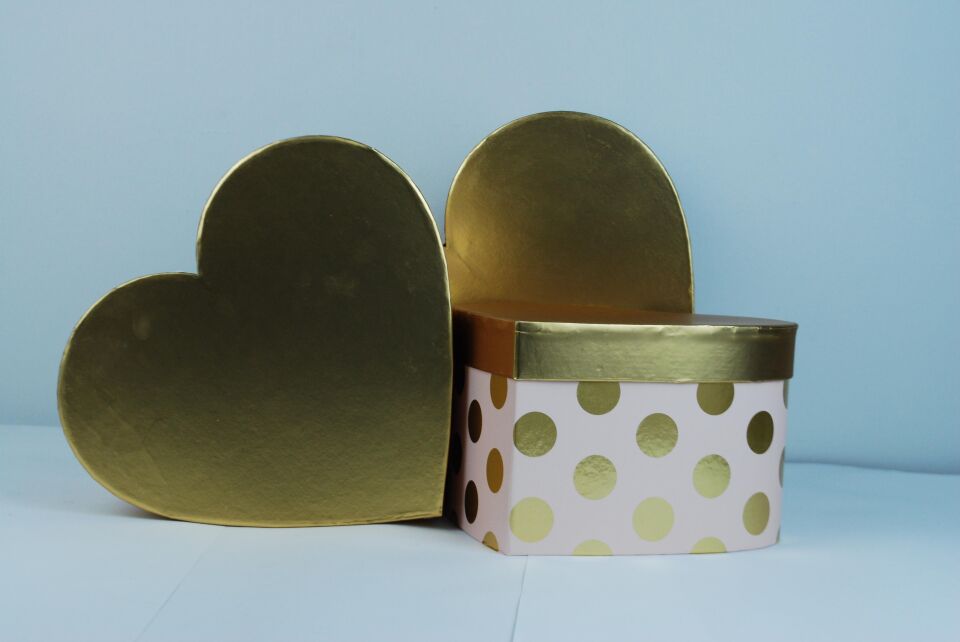 KUTU KALP 3 LÜ ALTIN KAPAKLI PUANLI PEMBE