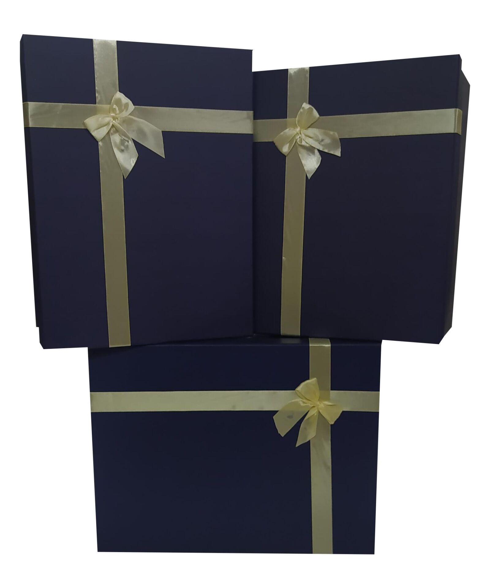 TN DİKDÖRTGEN 3 LÜ BÜYÜK KUTU FYONKLU LACİVERT