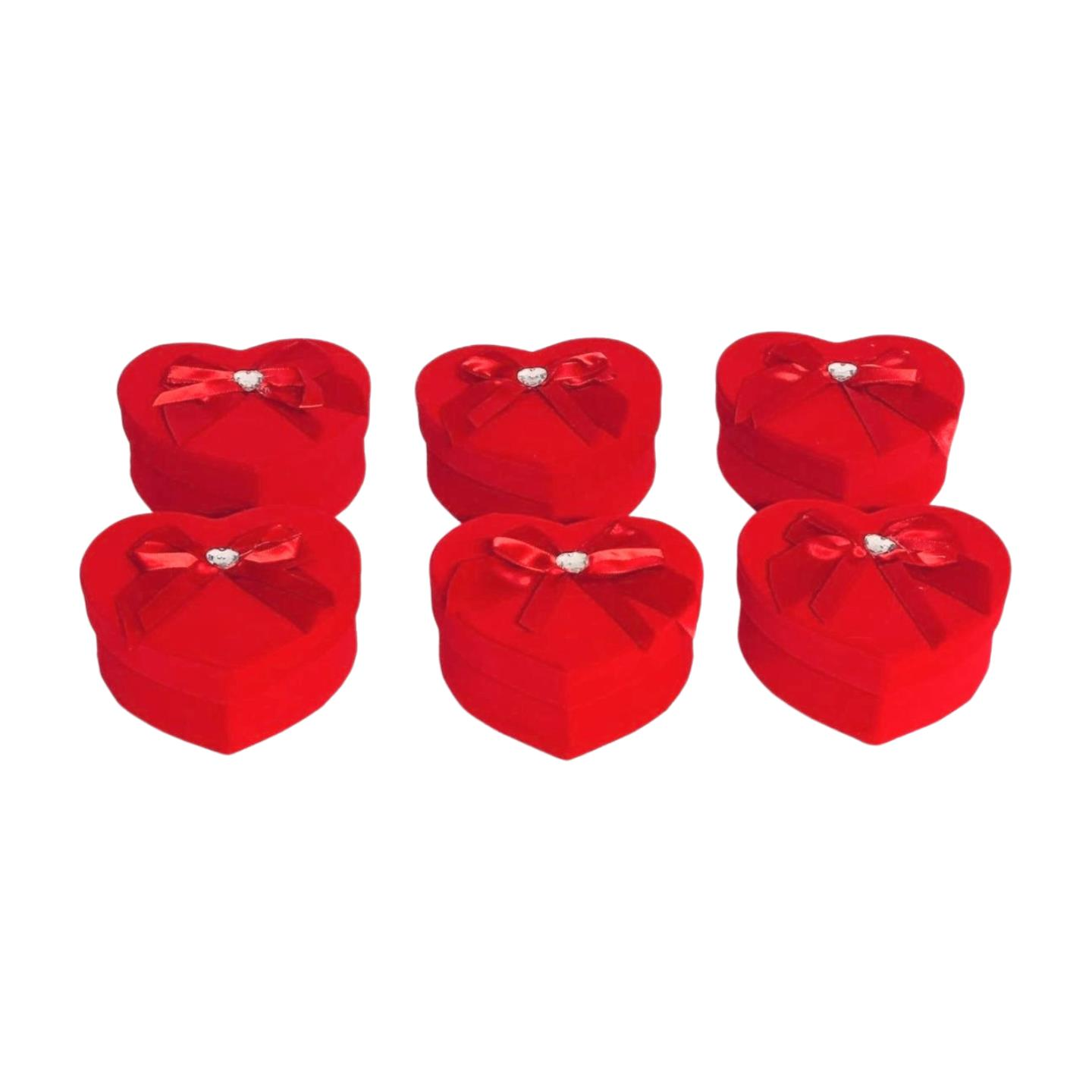 KUTU TEKLİ KALP FİYONKLU KIRMIZI
