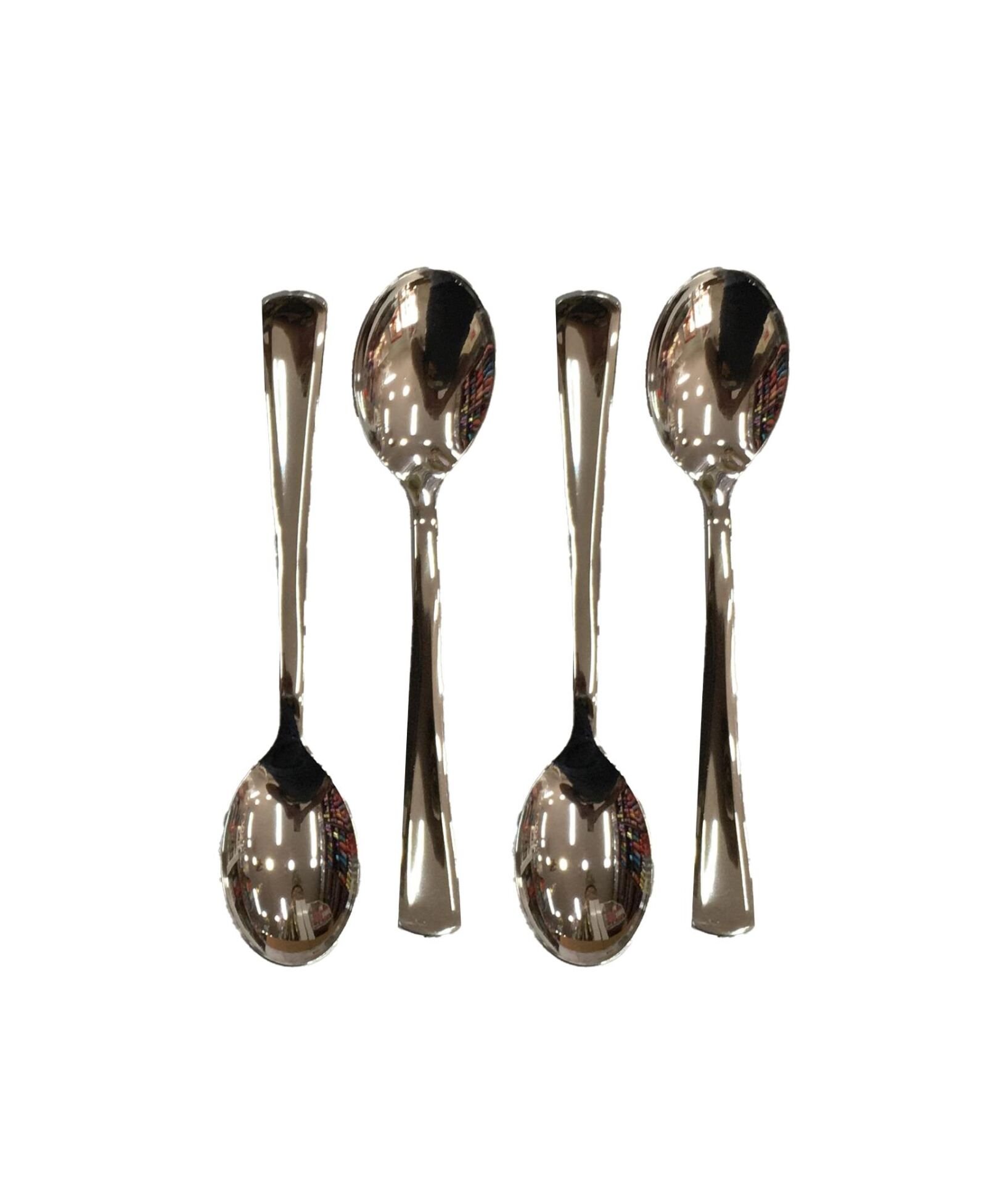 KAŞIK PLASTİK LÜX METAL GÖRÜNÜMLÜ 12 Lİ