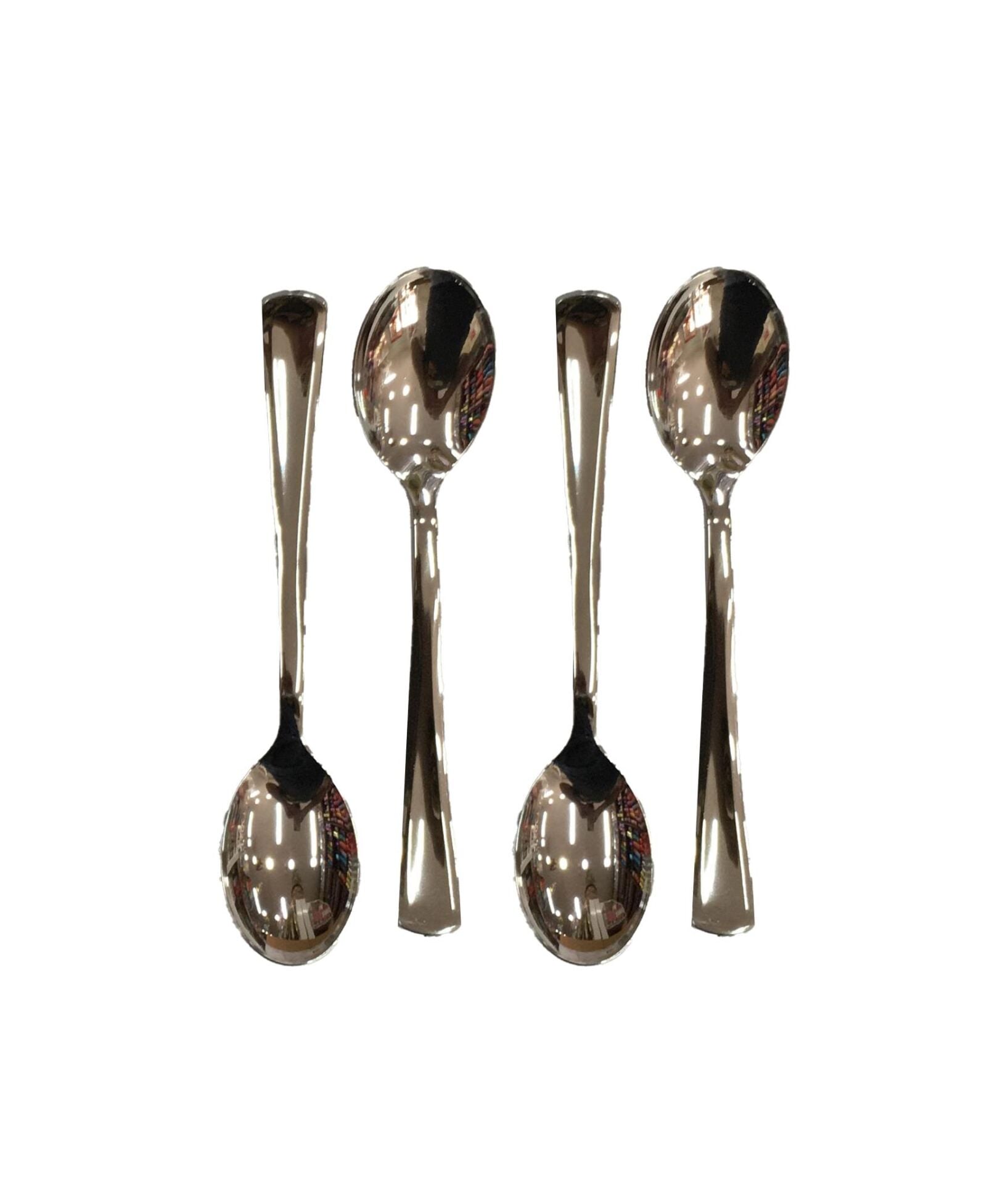 KAŞIK PLASTİK LÜX METAL GÖRÜNÜMLÜ 12 Lİ