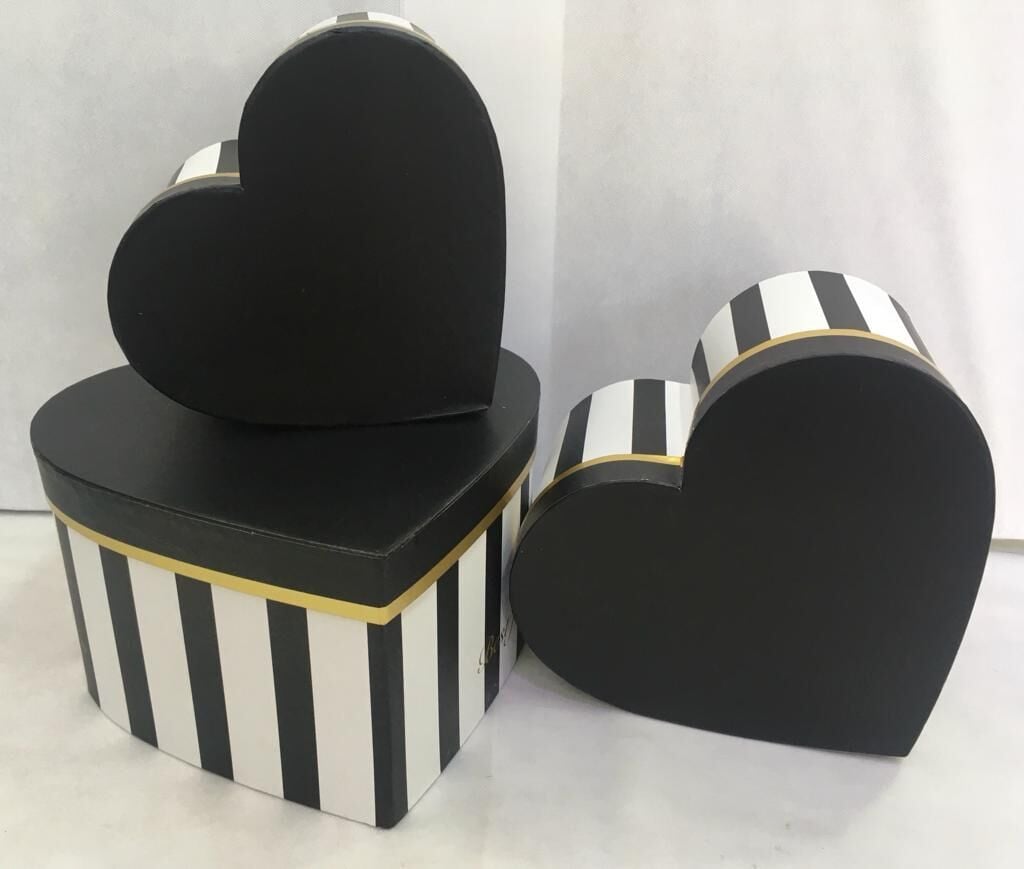 KUTU KALP 3 LÜ SİYAH BEYAZ ÇİZGİLİ  BEST FOR YOU