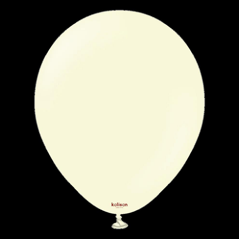 BALON 18'' MAKARON PALE YELLOW 25 Lİ  KALİSAN